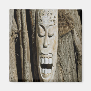 Masque Africain  Aimants pour Réfrigérateur