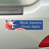 Masque Amérique grand encore Bumper Sticker (En voiture)