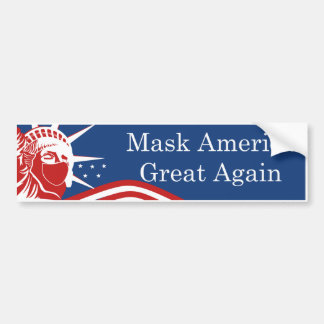 Masque Amérique grand encore Bumper Sticker