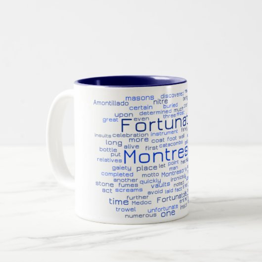 Masque d'Amontillado Mug (Devant gauche)