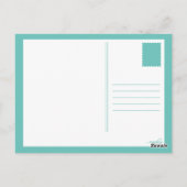 masqué dans une carte postale paisley (Dos)