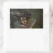Masque de carnaval - Vert N Or Stickers Damask (Sac)