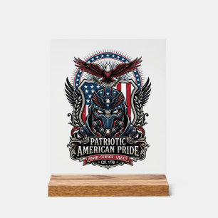 Masque de gardien patriotique inspiré de la libert