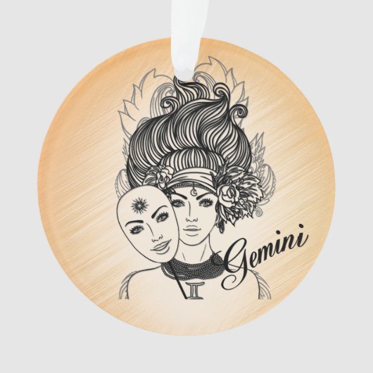Masque de la dame Gemini Zodiaque (devant)