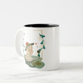 Masque de la teigne Fée Fille Mug (Devant gauche)