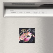 Masque de Mascarade Rose Magnet Carré (In Situ (Lave-vaisselle))