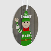 Masque de Noël (devant)