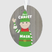 Masque de Noël (devant)