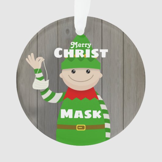 Masque de Noël (devant)