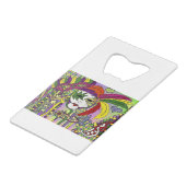 Masque de plumes de Mardi Gras psychédélique (Dos Angle)