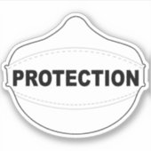 Masque de protection autocollant vinyle (Devant)