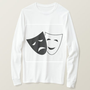 Masque de théâtre Comédie Tragédie T-shirt