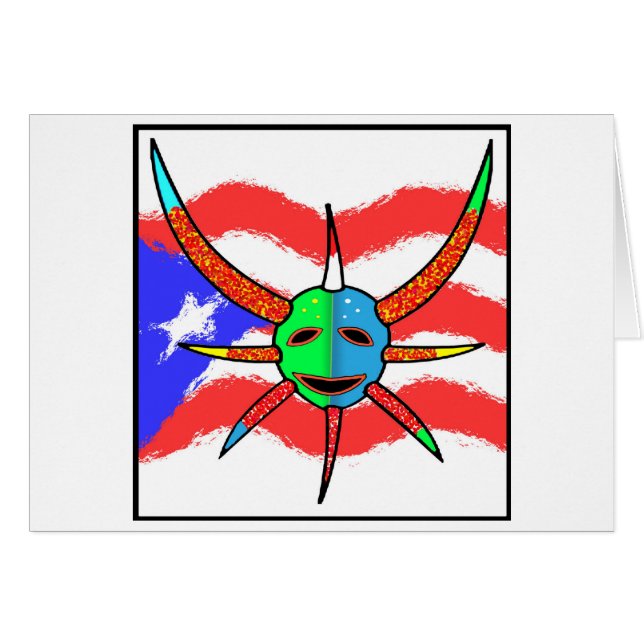 masque de vejigante (Devant horizontal)