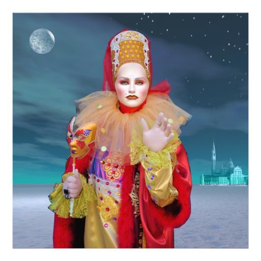 Masque de Venise Photo élargissement (Devant)