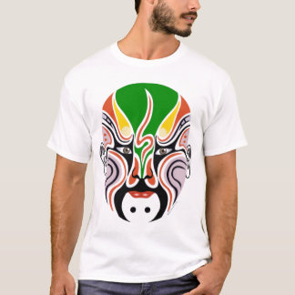 Masque d'opéra de Pékin de Chinois - T-shirt d'art