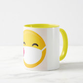 Masque Emoji Mug (Devant droit)