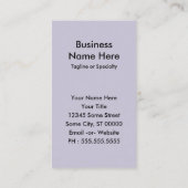 masqué en cachemire carte de visite (Dos)