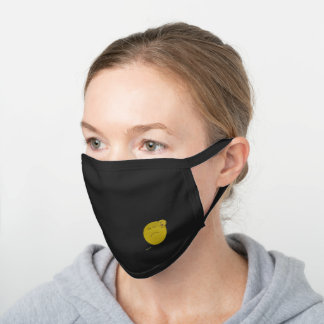 Masque En Coton Noir Émoji