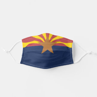 Masque En Tissu Arizona State Flag AZ, USA American Patriotic