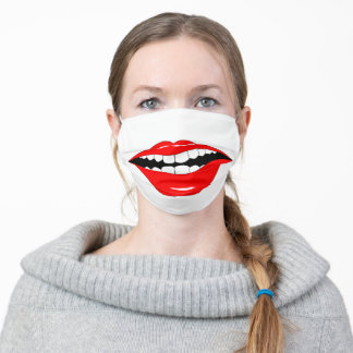 Masque En Tissu Bouche intelligente à bouche brillante Graine à bo