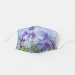 Masque En Tissu Claude Monet - Lilac Irises / Iris Mauves