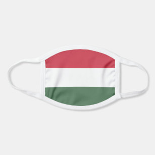 Masque En Tissu Drapeau de Hongrie patriotique