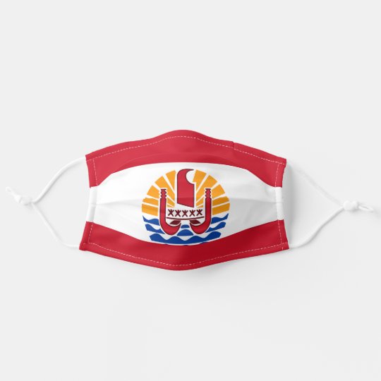Masque En Tissu Drapeau Polynesien Francais Zazzle Be Masque En Tissu Drapeau Polynesien Francais Zazzle Be