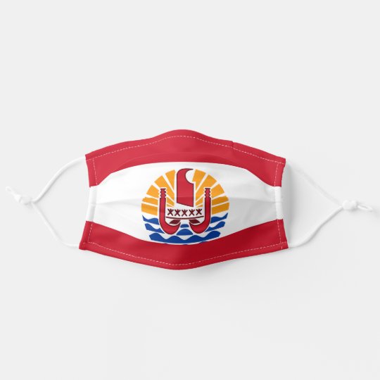 Masque En Tissu Drapeau Polynesien Francais Zazzle Be