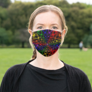 Masque En Tissu Newton Rainbow | Arc-en-ciel Fractal Art