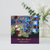 MASQUE ÉPHÉMÈRE Invitation au Bal de Masques d'Hal (Debout devant)