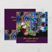 MASQUE ÉPHÉMÈRE Invitation au Bal Masqué d'Hallowe (Devant / Derrière)