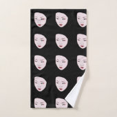 Masque Geisha (Serviette à main)