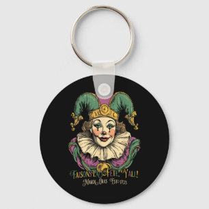 Masque Mardi Kleding Kostuums Vintage Mardi Gras C Sleutelhanger