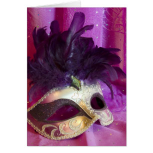 Masque pourpre de mascarade