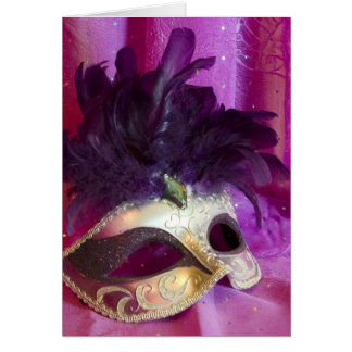 Masque pourpre de mascarade