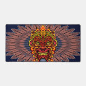 Masque rituel du roi guerrier tribal (Recto)