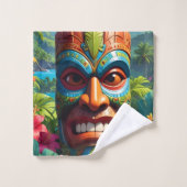 Masque Tiki (Gant de toilette)