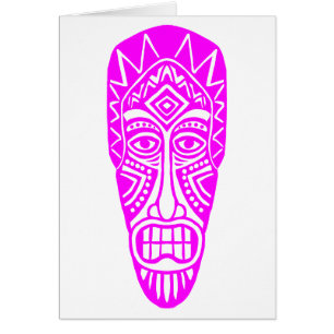 Masque Tiki - Magenta