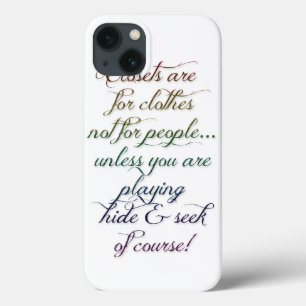 Masquer et rechercher Rainbow Quote iPhone 6 Coque