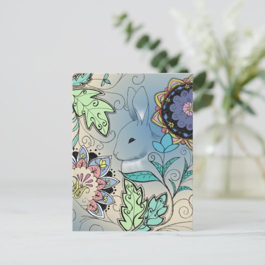 Masquer la carte postale Rabbit (Debout devant)