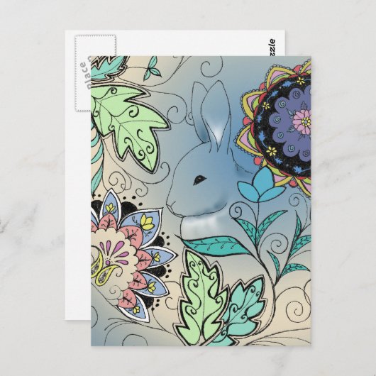 Masquer la carte postale Rabbit (Devant / Derrière)