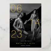 Masquer noir et blanc Enregistrer la carte de date (Recto)