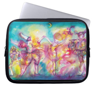 MASQUERADE BALL, Mardi Gras Maskers, Dance, Music Laptop Sleeve