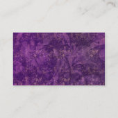 Masquerade Ball Purple Gold Mariage Cartes de Plac (Dos)