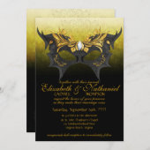 Masquerade Ball Wedding Uitnodiging (Voorkant / Achterkant)