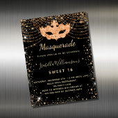 Masquerade black gold Sweet 16 nodigmagnet