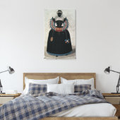 Masquerade costume in de stijl van Henri III (colo Canvas Afdruk (Insitu (Slaapkamer))