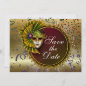 Masquerade - Costume Party Invitation par SRF (Devant / Derrière)