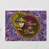 Masquerade - Costume Party Invitation par SRF (Devant / Derrière)