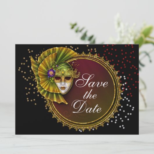 Masquerade - Costume Party Invitation par SRF (Debout devant)